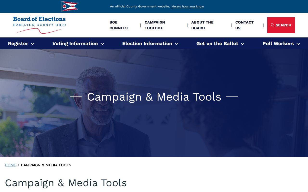 Hamilton County neighbors Board of Elections voter and precinct resources